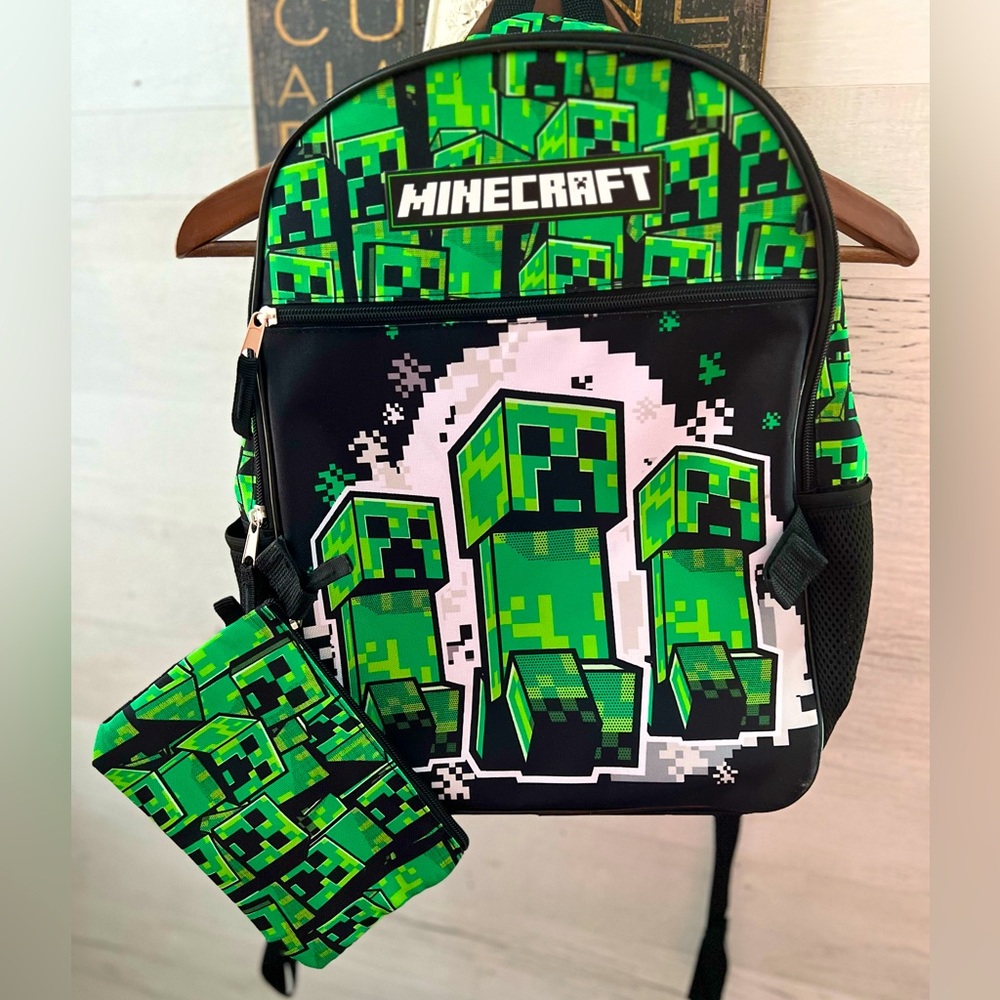 MINECRAFT BACKPACK & LUNCHBAG